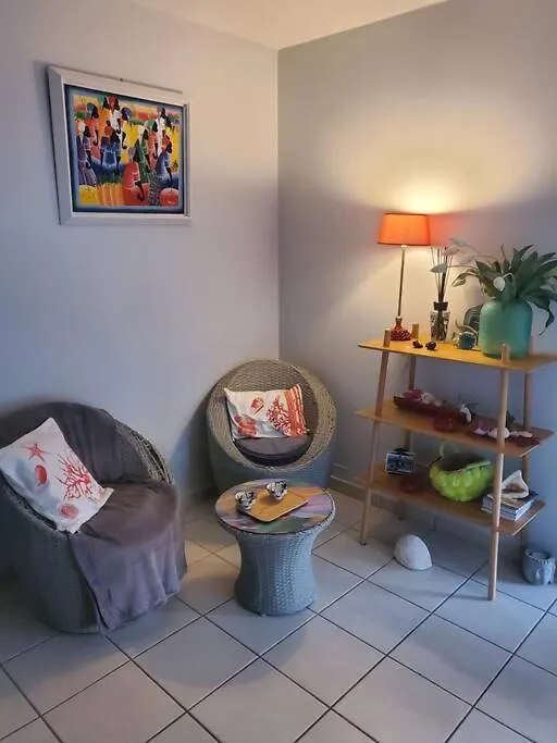 Joli T2 L'Oasis Vue Mer Des Caraibes Proche Des Plages Sainte-Luce Appartement